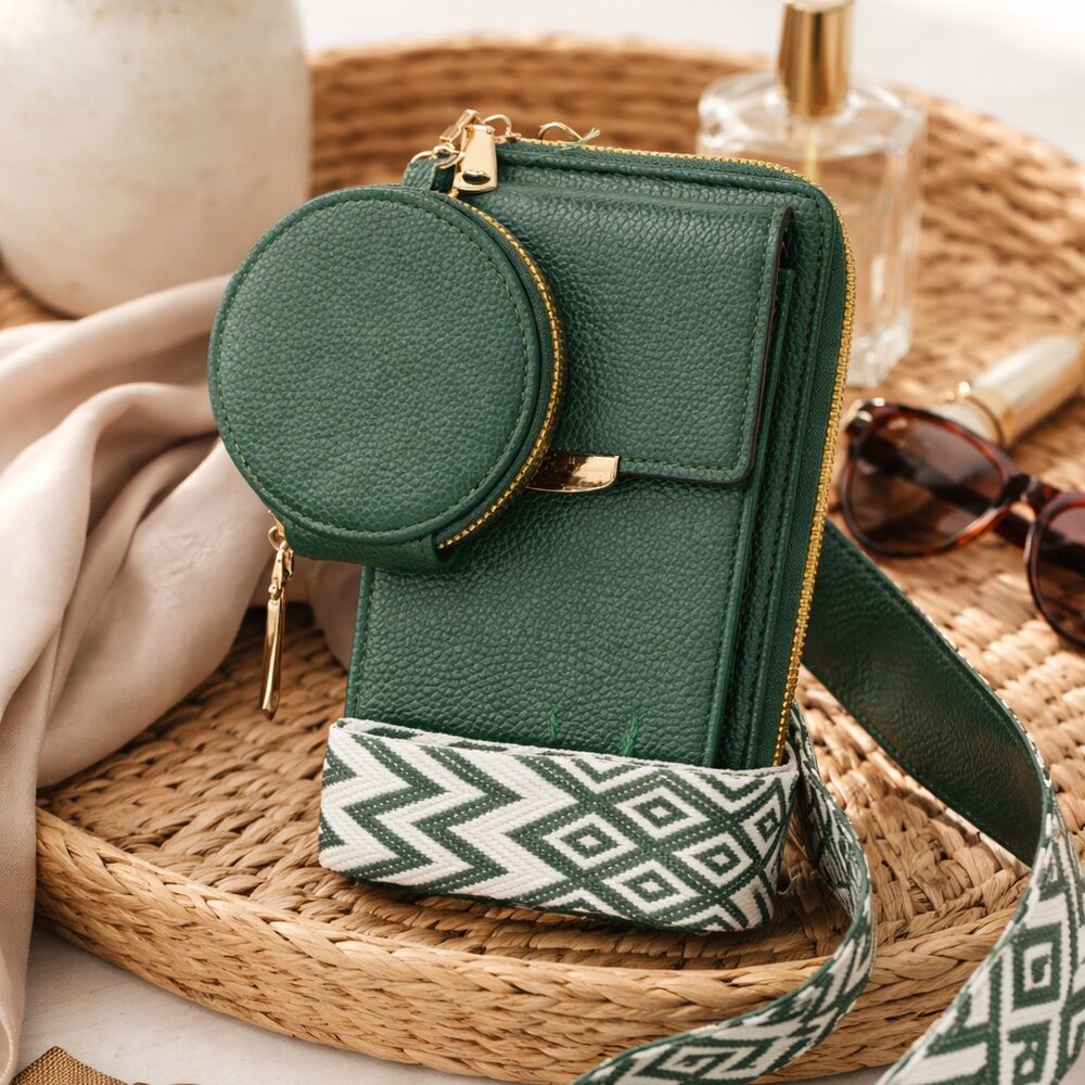 Artizanni Womens Crossbody Wallet Phone Case, Vegan Leather  EASTER DAY DEALS